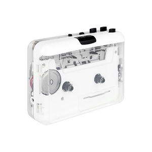 Reproductor de Casetes Retro Transparente con Convertidor USB MP3 y Conexión BT para Auto, Hogar y Estudio, con Función de Auto Reverse, Walkman Portátil - Product Image 5