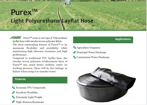 Manguera Plana Flexible de Gran Diámetro ASEO para Riego, Manguera Portátil de Alta Calidad para Fertilizantes Líquidos - Product Image 6