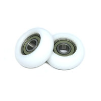 Roulettes de coffre pliantes en plastique à faible bruit 608ZZ 8x36x10mm