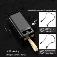 Prix d'usine produits support mobile pliable powerbank OEM logo plus grande capacité Power Bank Portable 100000mAh Power Banks