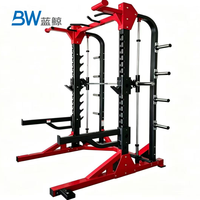 BW Squat Power Rack Iron Dual Pulley Cable Crossover Functional Trainer Durable Commercial Gym Equipment Mutli Function Station