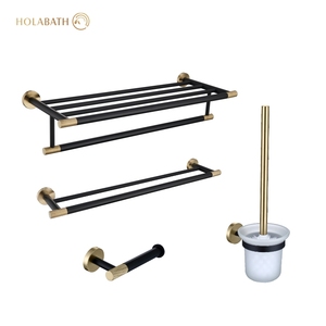 <span class=keywords><strong>Porte</strong></span>-<span class=keywords><strong>papier</strong></span> hygiénique et <span class=keywords><strong>porte</strong></span>-savon en acier inoxydable CE SUS304 avec crochet pour peignoir Raccords de salle de bain pour appartement <span class=keywords><strong>Porte</strong></span>-serviettes - Product Image 3