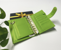 Portefeuille classeur A5 A6 A7 avec feuilles mobiles, organiseur à 6 anneaux pour carnet de budget