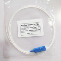 Connecteur mâle jaune SC PC UPC APC queue de cochon à fibre optique monomode Simplex utilisé pour les réseaux WIFI 4G pour adaptateur de coupleur FTTH