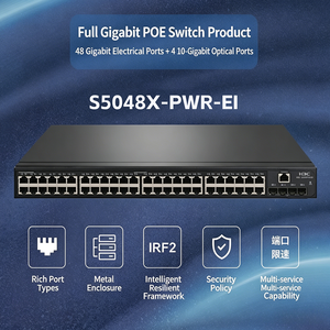 Switch de Acceso Gigabit Totalmente Administrado H3C S5000X-EI, Uplink de 10G, 24-48 Puertos, Opción con POE, Apilable para Redes Empresariales - Product Image 4