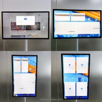 Écran tactile capacitif de 21,5 pouces, calendrier numérique Android noir, affichage mural, calendrier Google pour magasin de détail, centre commercial