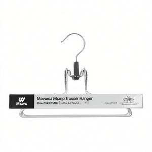 Mawa Clamp Trouser Hanger Mawamat Metal 26Cm Silver Pack Of 5 - Product Image 2