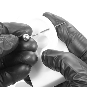 Gaby Thanh Dẫn Hướng Phụ Trợ Xỏ Khuyên Bằng Thép Không Gỉ Dụng Cụ Xỏ Khuyên Cơ Thể Ren Ngoài Bên Trong - Product Image 5