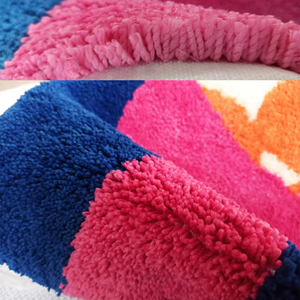 Tapis de chaussure personnalisé Paillassons Antidérapant Lavable en machine Tapis de basket moelleux à poils longs Tapis antidérapants Tapis tuftés avec logo - Product Image 4