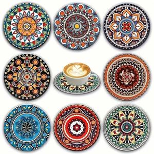 แผ่นรองแก้วสไตล์ชาติพันธุ์ทันสมัย 8 ชิ้น - Product Image 6