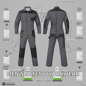 Overol de Trabajo Unisex Transpirable y Cómodo, con Múltiples Bolsillos, para Mecánicos, Reparaciones, Seguridad, Resistente al Desgaste y al Calor - Product Image 4