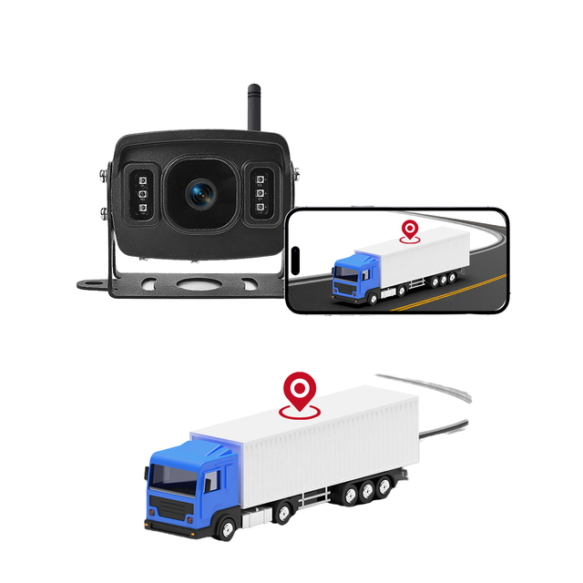 4G Wireless Dash Cam AI Detection Dash Camera for Truck Commercial Vehicle,Reversing Aid Parking Assist Real Time Night Vision