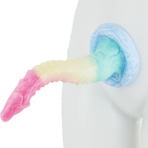 NNSX Long Snake Head Design Animal Penis Cute Desire Sex Toys for Women with Suction Cup <b>Masturbator</b> Sex Shop - Product Image 2