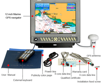 Oriana-navigateur GPS AIS, LCD de 12 pouces, avec traceur de cartes