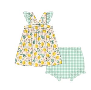 Boyis Boutique chanh in của cô gái ăn mặc bé gái ăn mặc cho mùa hè - Product Image 3