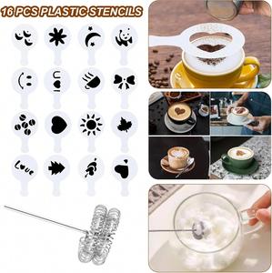 Professional Electric Milk Frother 3 Speed Levels <b>USB</b> Rechargeable Handheld Foam Maker Automatic <b>Heating</b> Stirring Household - Product Image 6