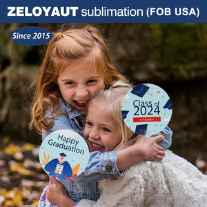ZELOYAUT Sublimation Blanks Portable Hand <strong>Fan</strong> Square Shape PET Plastic Hand <strong>Fans</strong> <strong>Customized</strong> Hand <strong>Fan</strong> For Daily Life