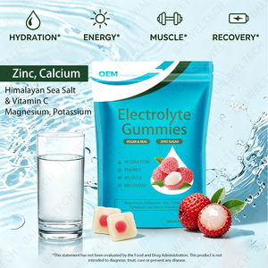 Gummies Électrolytiques Hydratantes OEM en Promotion : Complément Liquide Quotidien avec Minéraux, Potassium et Sel Naturel - Product Image 5