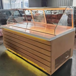 Armoire de buffet modulaire revêtement anti-empreintes digitales Meze turc/Feijoada brésilienne cloisons coulissantes pour équipement de réfrigération - Product Image 5