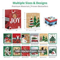 Caja de Regalo Navideña de Lujo Personalizada de Fábrica, Caja de Montaje con Cinta Adhesiva de Doble Cara Ecológica para Empaque de Bufandas y Chaquetas