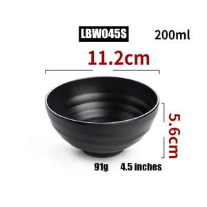 在庫品レストランホテルプレートと食器のなぞA5メラミンボウル - Product Image 5