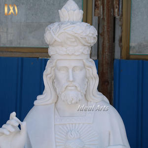 Sculpture à la main personnalisée en marbre blanc naturel Sculpture Saint <span class=keywords><strong>Pierre</strong></span> Douze Apôtres - Product Image 4