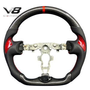 Volant en fibre de carbone véritable V8carbon pour <span class=keywords><strong>DB7</strong></span> Coupé Vantage, accessoires de voiture, pièces automobiles, modification, style sport racing, personnalisé - Product Image 2