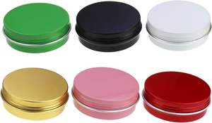 Vente en gros de pots cosmétiques, contenants à bonbons, pots de rangement vides en métal et aluminium, 1oz, 2oz, 4oz, 30g, 60g, 120g - Product Image 4