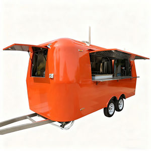 Towable Mobile Ice Cream Street Vending Cart Outdoor <b>Catering</b> <b>Equipment</b> Stainless Steel Freezer <b>Commercial</b> Snack Food Service - Product Image 3