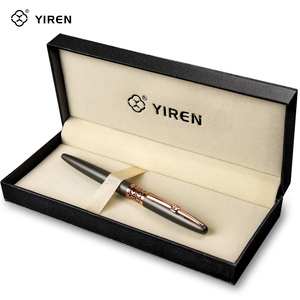 YIREN Personalisiertes Logo Neues Metall-Hohldesign Elegantes Geschenkset Kleiner Federstift für Geschäftsgeschenke und Werbung - Product Image 2