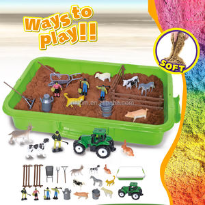 1,5 KG DIY Magic Sand Farm Truck Juguetes Juego educativo Space Sand Toy Set Farm Scene Simulation - Product Image 2