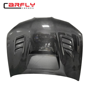 Piezas de automóvil de fibra de carbono <span class=keywords><strong>Carfly</strong></span> para 2003-2005 Subaru Impreza 9 VC Style Hood Bonnet - Product Image 6