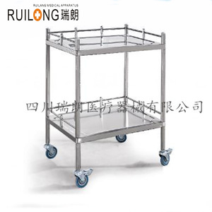 Ruilang Medical Stainless Steel Treatment <b>Cart</b> 750x450x850mm Single Layer Hand <b>Tool</b> <b>Cart</b> <b>For</b> Hospital Use - Product Image 4