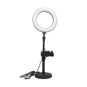 Nouvelle lumière de remplissage à Position unique <span class=keywords><strong>LED</strong></span> trois tons lumière <span class=keywords><strong>anneau</strong></span> vivant <span class=keywords><strong>support</strong></span> de lumière de remplissage <span class=keywords><strong>support</strong></span> de Selfie multifonction de bureau <span class=keywords><strong>support</strong></span> de téléphone - Product Image 3