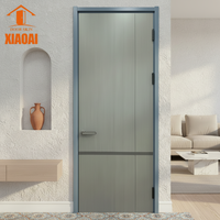 Portes intérieures imperméables finies en mélamine avec un design minimaliste haut de gamme pour des suites de chambres luxueuses