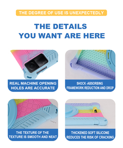 Support d'anneau à manivelle manchon de protection étui pour tablette coque épaissie étui en silicone souple pour <span class=keywords><strong>Xiaomi</strong></span> Redmi Pad 10.6 "<span class=keywords><strong>2022</strong></span> - Product Image 4