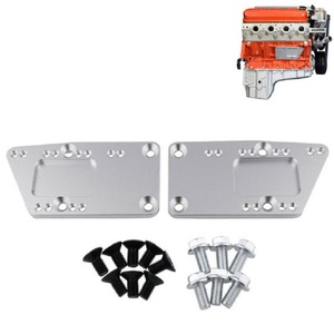 Placa adaptadora de soporte de motor Getitall para camiones Chevrolet LS, color plata mate, kit de actualización 04001 - Product Image 3