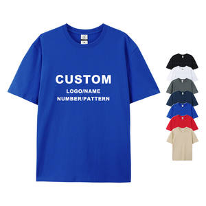 180 Gsm haute qualité 100 coton grande taille Mans T-Shirts impression broderie personnalisé blanc unisexe surdimensionné t-shirt - Product Image 2