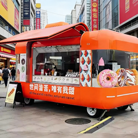Chariot à glaces personnalisable, camion de mariage, bar à bière mobile, remorque à café, remorque bar mobile, remorque à snacks, en aluminium, personnalisable