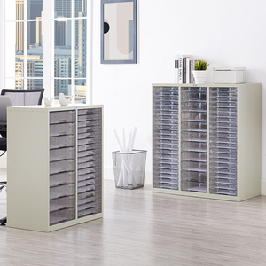 נירוסטה משרד אחסון ארון מגירות פלסטיק מילוי קבצים ארון מגירות יחידת b4 מארגן - Product Image 4