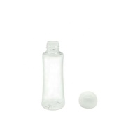 Set Botol Lotion Plastik PETG Desain Baru dengan Tutup Sekrup Bentuk Bola, Sablon, Berbagai Ukuran, MOQ 100 pcs