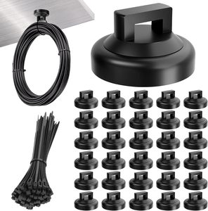 Clips organisateurs <span class=keywords><strong>de</strong></span> câbles magnétiques, enrouleurs <span class=keywords><strong>de</strong></span> fils, supports <span class=keywords><strong>de</strong></span> cordon, protecteurs <span class=keywords><strong>de</strong></span> câbles, gestionnaires <span class=keywords><strong>de</strong></span> fils, aimants en néodyme recouverts <span class=keywords><strong>de</strong></span> caoutchouc - Product Image 4