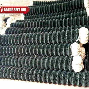 Đen PVC tráng mạ kẽm Chuỗi liên kết hàng rào 4ft 5ft 8ft kim cương lưới cho công viên vườn lĩnh vực thể thao - Product Image 1