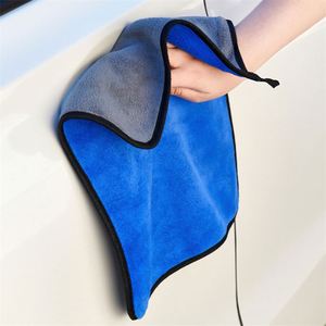 Toalla de microfibra de secado rápido de doble cara trenzada cuadrada para lavado de coches, técnica de tejido retorcido para recogida de agua, directo de fábrica - Product Image 6