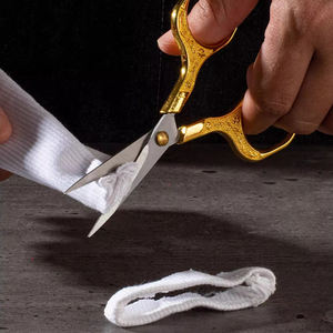 مقصات قطع الورق العتيقة المصنوعة يدويًا من زهر البرقوق العتيق مقص تشذيب الخيوط عبر غرزة - Product Image 4