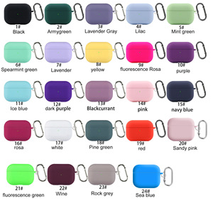 Estuche Rígido de Silicona <span class=keywords><strong>para</strong></span> Auriculares <span class=keywords><strong>Airpods</strong></span> Pro 3 con <span class=keywords><strong>Forro</strong></span> Interior de Franela de Algodón <span class=keywords><strong>para</strong></span> <span class=keywords><strong>Airpods</strong></span> 4 Pro 2 AP040 - Product Image 3