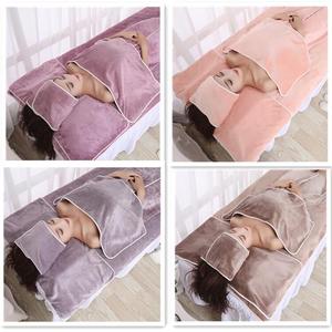 Set di 7 pezzi morbidi con Logo personalizzato semplice e grigio bianco avvolgente gonna in microfibra per massaggio per Spa fascia per la testa <span class=keywords><strong>asciugamani</strong></span> per il centro per la cura della pelle - Product Image 2