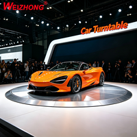 Plateforme tournante pour voiture sur mesure avec structure anti-collision pour exposition automobile et garage privé