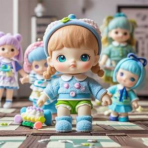 Custom Cute Sweet Dolls Handmade <b>Blind</b> Box Colorful <b>Plastic</b> Toy Mini Figure For Girls 15-30cm Cartoon Style - Product Image 5