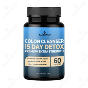 OEM Colon Sữa rửa mặt Viên nang 15 ngày làm sạch chế độ ăn uống Colon làm sạch viên nang cho tiêu hóa ruột sức khỏe OEM nóng bán - Product Image 1